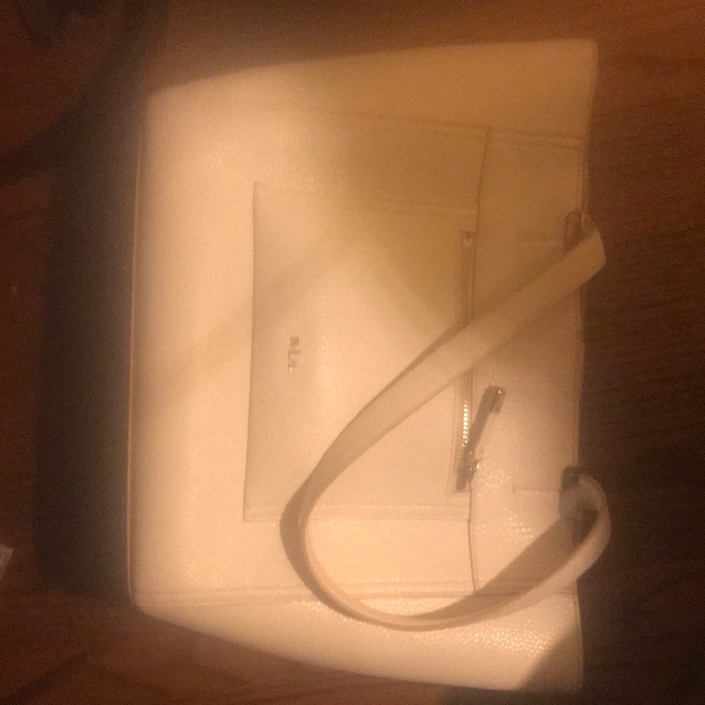 RLL white shoulder bag